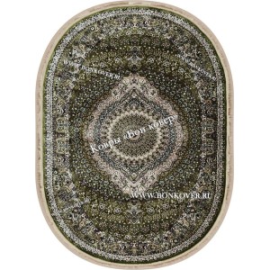 Овальный Ковер с Восточным Узором Медальон Арт 30348